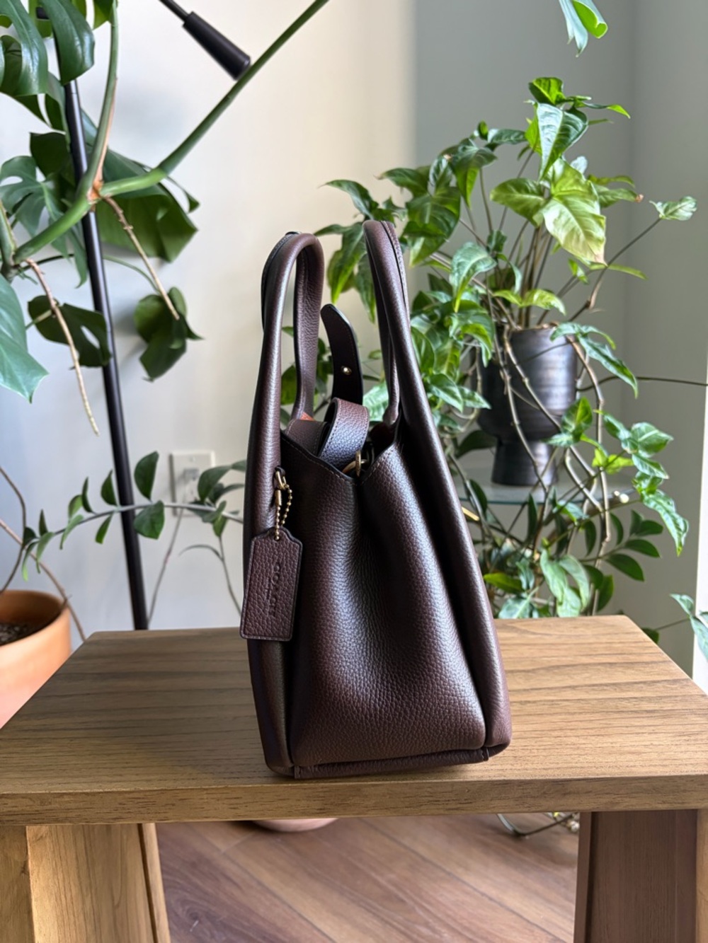 Brass/Maple Lana Coach Handbag - Picture 4 of 13